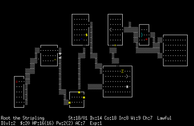 Interface de Nethack