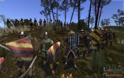 soldats dans mount and blade