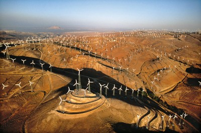 Éoliennes à Tehachapi Pass - Tehachapi (USA Californie)