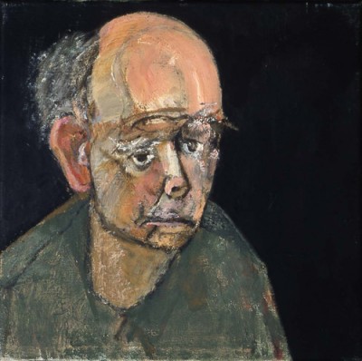 William-Utermolhen-Self-Portrait-green-1997-huile-sur-toile-355x355mm